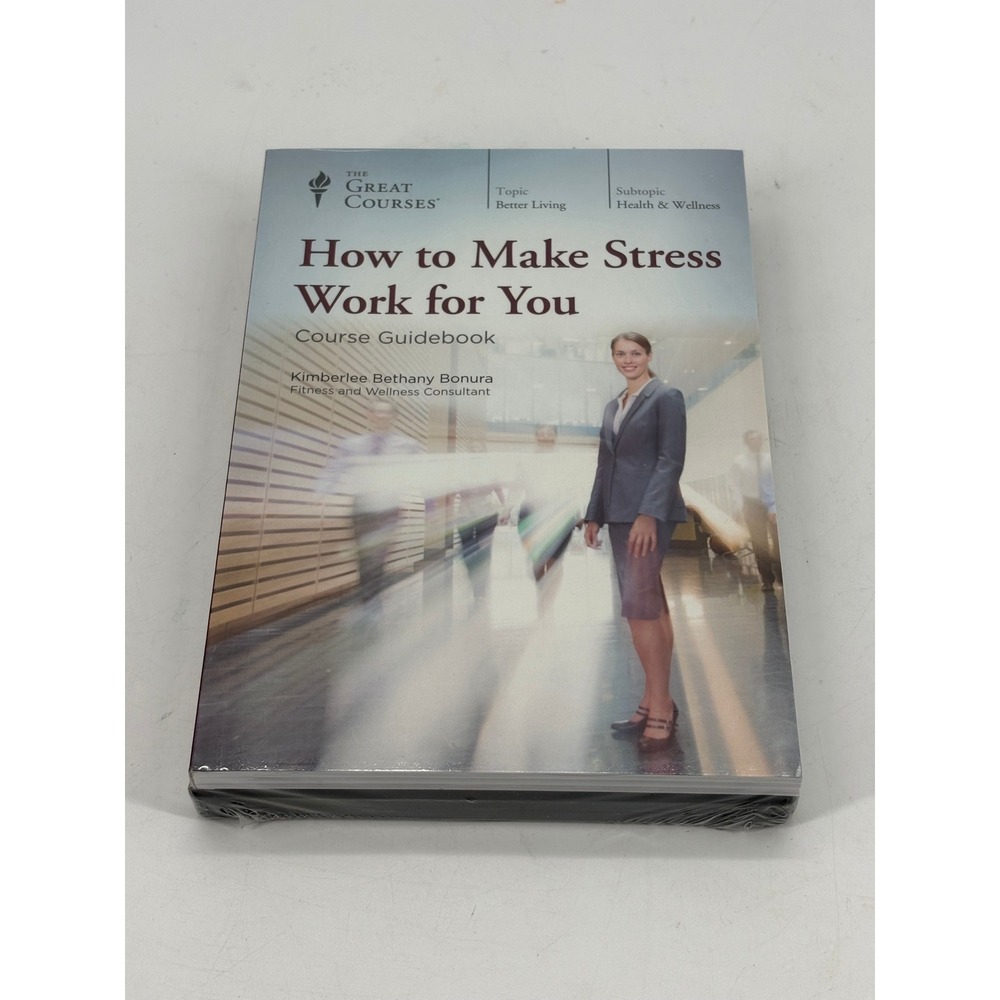 The Great Courses How to Make Stress Work for You DVD Guidebook New Bonura